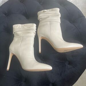 Marc Fisher Women's Ivory Heeled Boots
